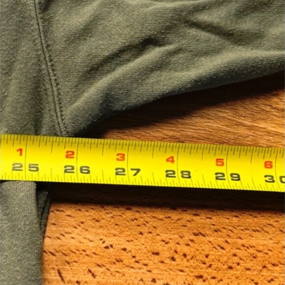 Calvin Klein Jeans MSRP $66 Distressed Sweatshirt Green Long Sleeve Top 2X NEW - Picture 5 of 7